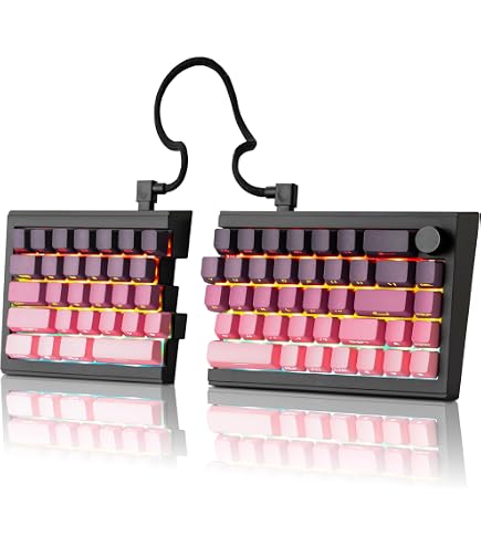 Amazon.com: ZORNHER ST68 Wireless Ergonomic Split Mechanical