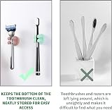 Zayin Silicone Toothbrush Holders 6 Pcs Wall Hook Self Adhesive view 2