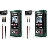 TM-510 Digital Multimeter, 4000 Counts, Smart Measurement, Auto-Ranging Voltmeter; Voltage Tester with Non-Contact Voltage Function, Measures AC/DC Voltage, Resistance, Continuity – Green (Pack of 2)