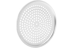ROMISBABA Perforated 10-inch Pizza Pan Baking Tray Household Pizza Plate with Large Holes for Crispy Crust