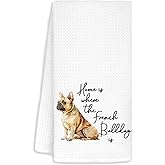 Jvpke French Bulldog Gifts,French Bulldog Kitchen Towels,French Bulldog Decor,Gifts for French Bulldog Lovers,French Bulldog Dish Towels,Cute Bathroom Decor,French Bulldog Hand Towels 16×24 Inch