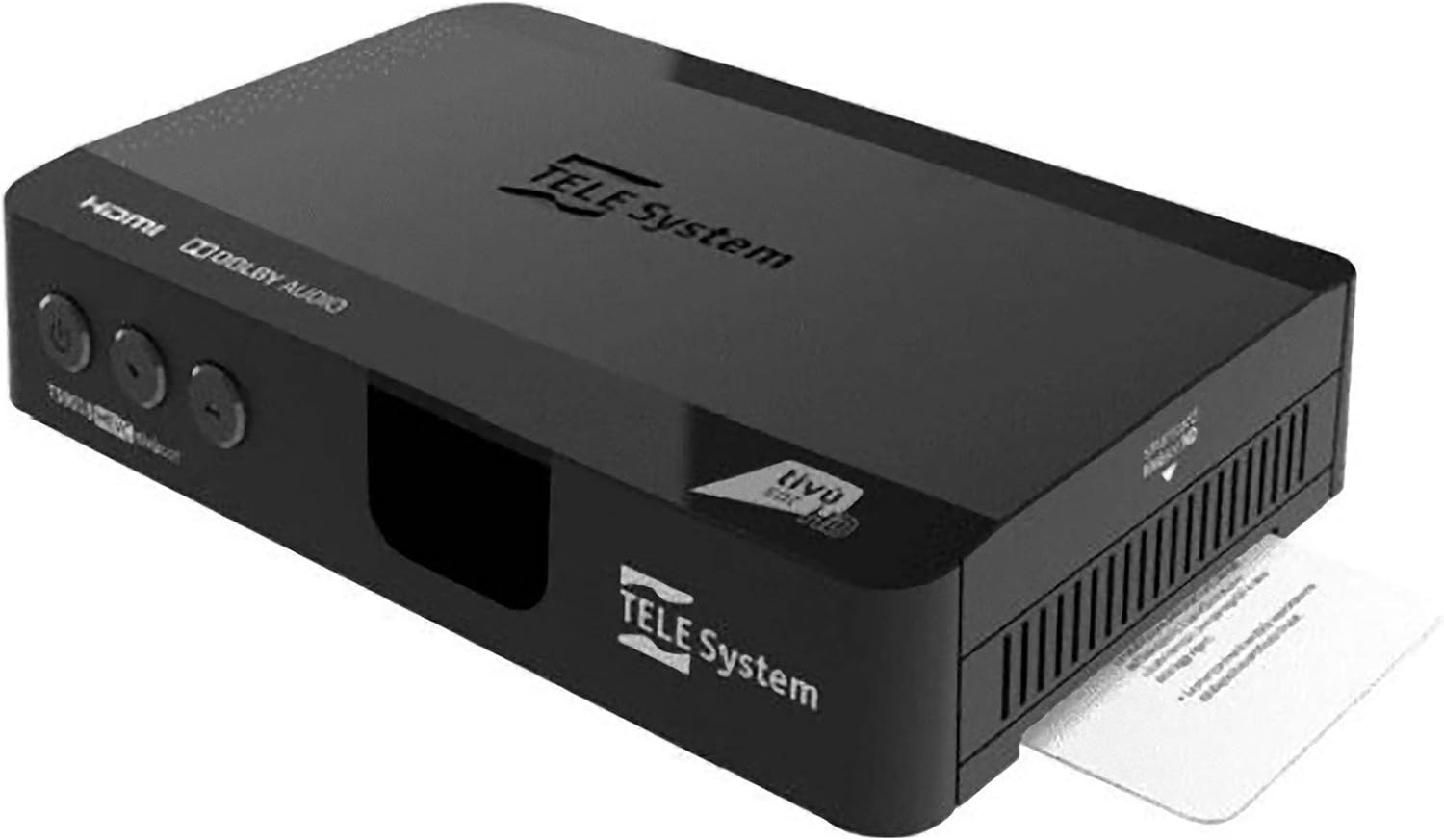 Tivusat HD Decoder Telesystem TS9018HEVC + viewing card Amazon.co.uk