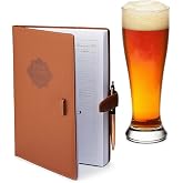 Home brew Journal for Craft Beer Homebrewers | Homebrew Logbook w/ space for 70+ recipes | Beer Glassware Reference, Beer Color Chart, Hops and Yeast Strain Chart |