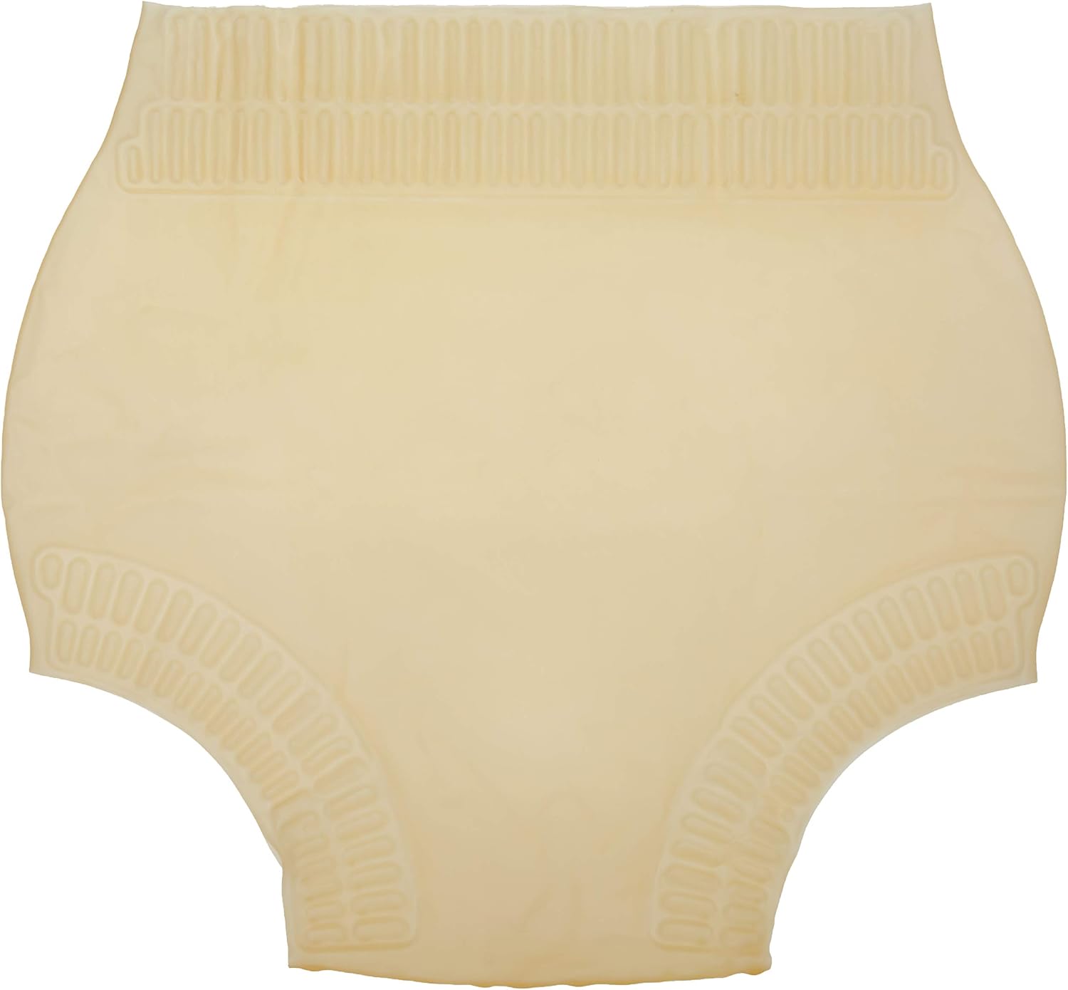 Late X Latex Diaper Briefs, Medium, Transparent