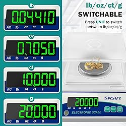 SASVY Lab Scale 500g x 0.001g Scientific Scale