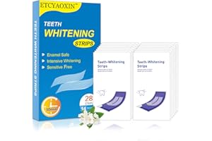 ETCYAOXIN 14 Day Teeth Whitening Strips,Treatments Teeth Whitening Kit，Sensitive Teeth Whitening Strips，Enamel Safe Tooth Whitening Strips，Deep Stains Removal Teeth White Strips(28)