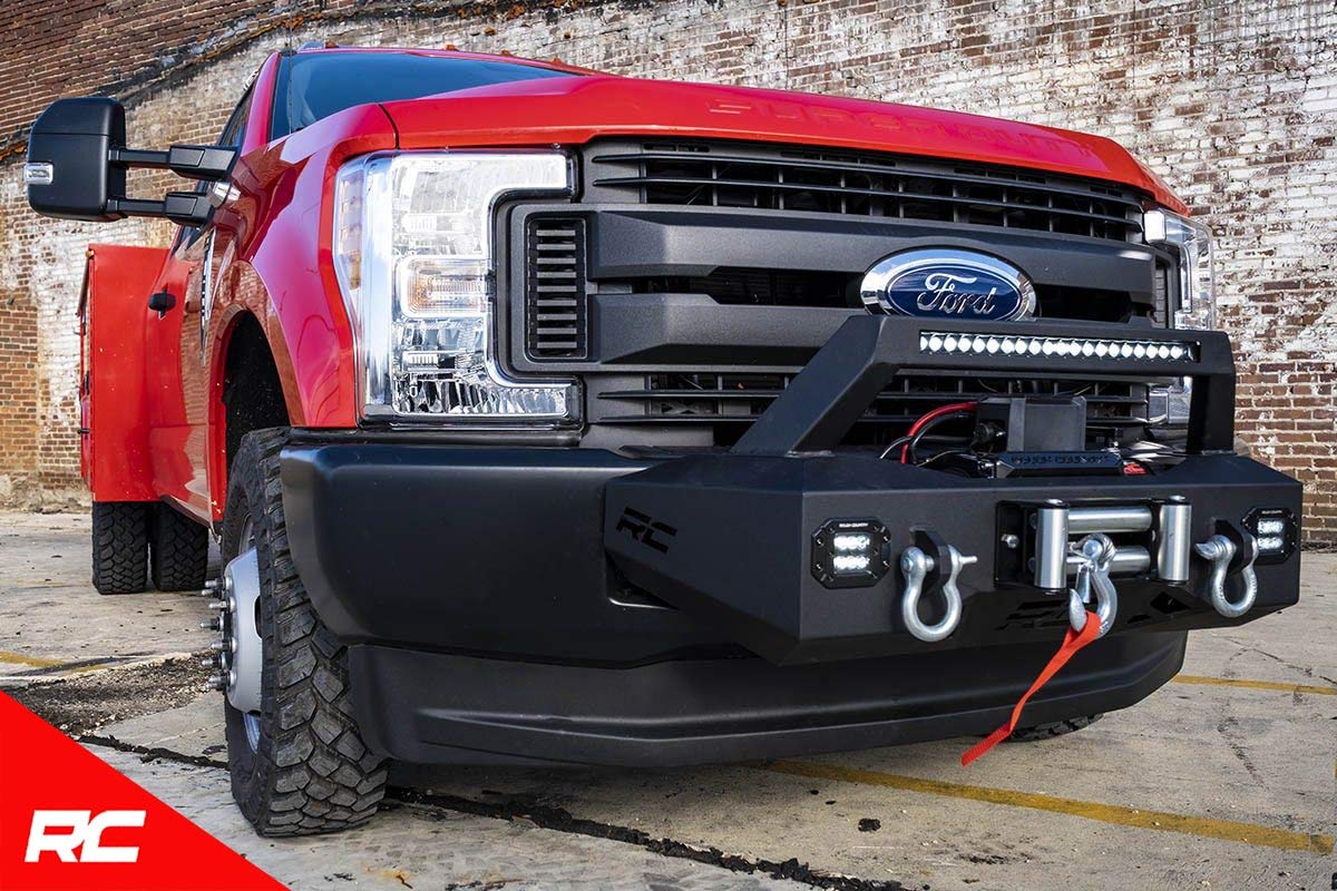 Rough Country EXO Winch Mount (fits) 20172019 Super Duty
