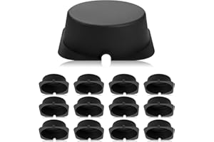 Tuanse 15 Pcs Recessed Light Cover for 6 Inch Lighting Fixtures 8.6 x 8.6 x 2.9 Inch Fire-Resistant and Energy-Saving Light Insulation Protect Cover for Attic (Black)