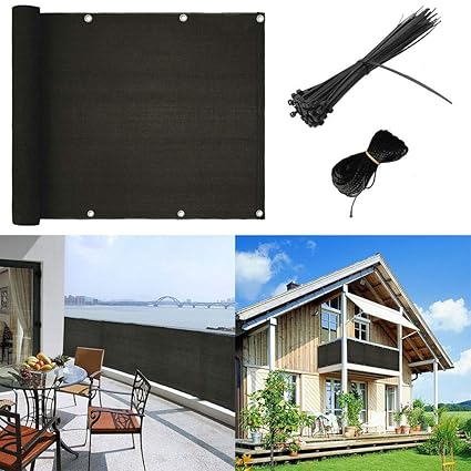 Balcony Privacy Screen Uv Sun Protection Windscreen Garden Patio