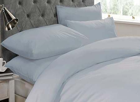 Plain Duvet Cover Set With Pillow Case Quilt Cover Bed Set In