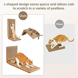 EHEYCIGA Cardboard Cat Scratcher for Indoor