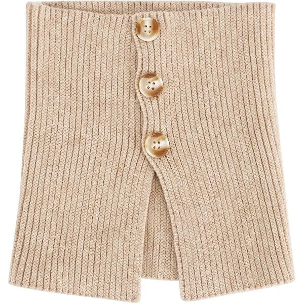 YAKEFJ Knitted Turtleneck Dickey – Fake Collar For Layering (Multiple Colors) - View #8