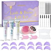 PERMANIA Korean Lash Lift Kit, Can be Operated with Eyes Open for Lash Perm | Suitable for DIY with Detailed Instruction, Salon Results Instant