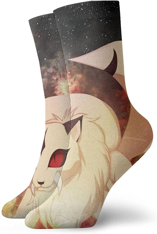 Inuyasha Funny Athletic Socks,Cotton Casual