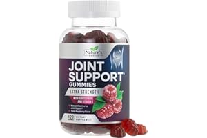 NATURE'S CHOICE Joint Support Gummies - Extra Strength Glucosamine Gummy Supplement with Vitamin E - Natural Cartilage Joint Health & Flexibility Support, Best Support Glucosamine Chew for Men & Women - 120 Gummies