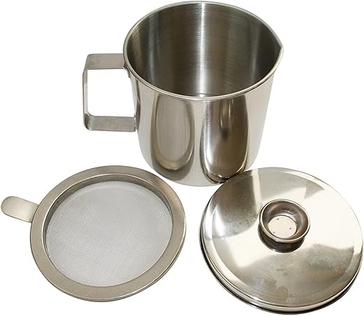 Amazon Com Basic Needs Cooking Oil Bacon Grease Keeper Container