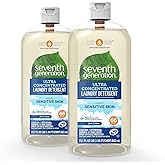Seventh Generation Laundry Detergent, Ultra Concentrated EasyDose, Free & Clear, 23.1 Fl Oz (Pack of 2) (Packaging May Vary)