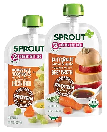 baby food pouches with meat