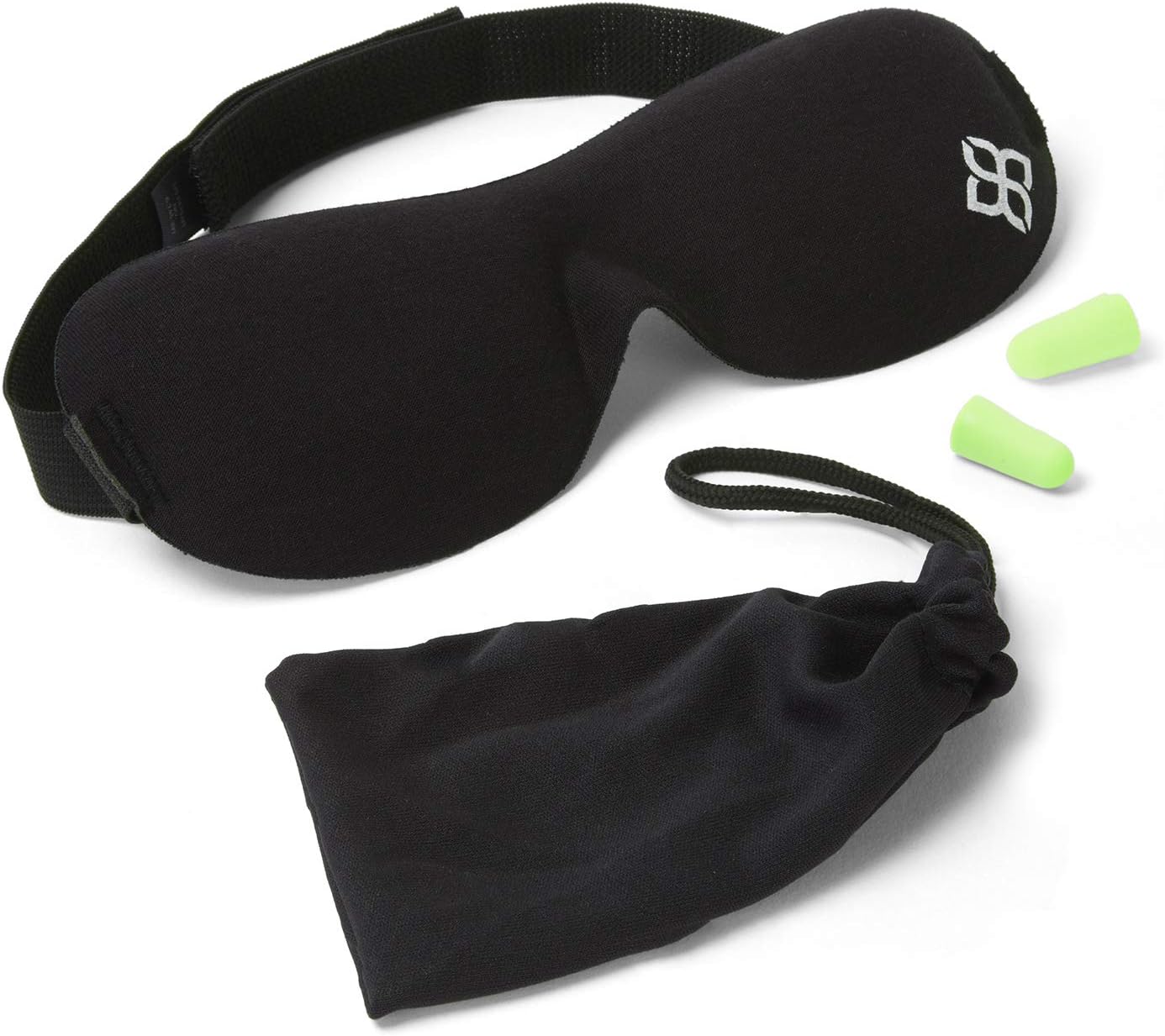 Sleep Mask by Bedtime Bliss Contoured & Comfortable with Moldex Ear