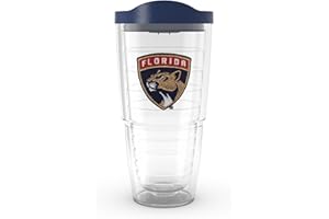 Tervis Made in USA Double Walled NHL Florida Panthers Insulated Tumbler Cup Keeps Drinks Cold & Hot, 24oz, Primary Logo
