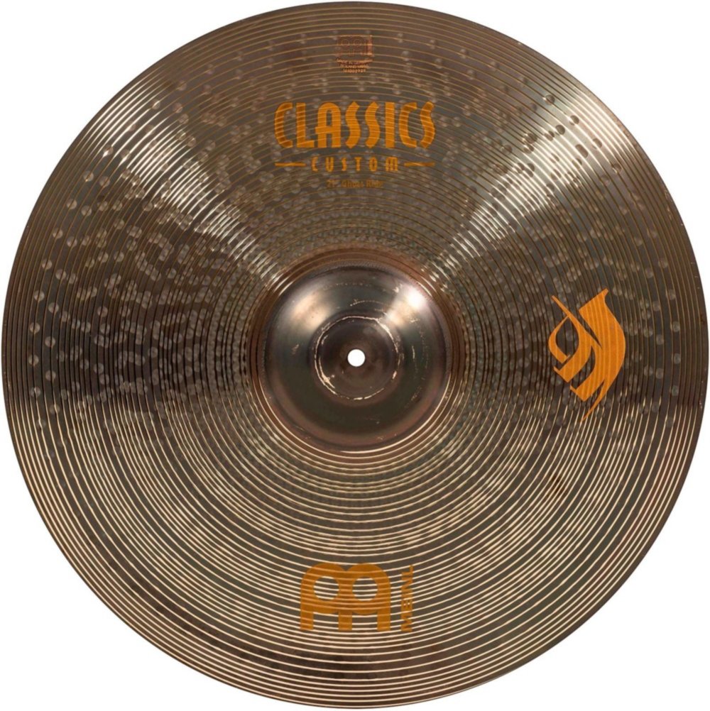 Meinl Cymbals Classics Custom Brilliant Brann Dailor Ghost Ride Cymbal 21 inch (Video) for Drum Set (53,34cm) B12 Bronze, Brilliant Finish, Made in Germany (CC21GR)