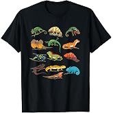 Kids Lizard Collage Bearded Dragon T-Shirt