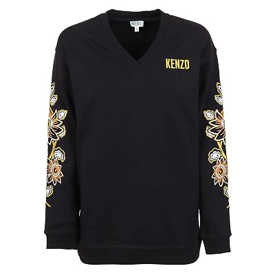 Kenzo Luxury Fashion Womens F962SW60696299 Black Sweater | Fall Winter 19