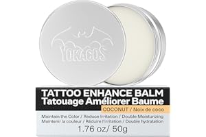 Tattoo Aftercare Balm Cream 1.76 oz, Tattooed skin moisturize & Color Enhance, Tattoo Cream Butter For New & Older Tattoos 50
