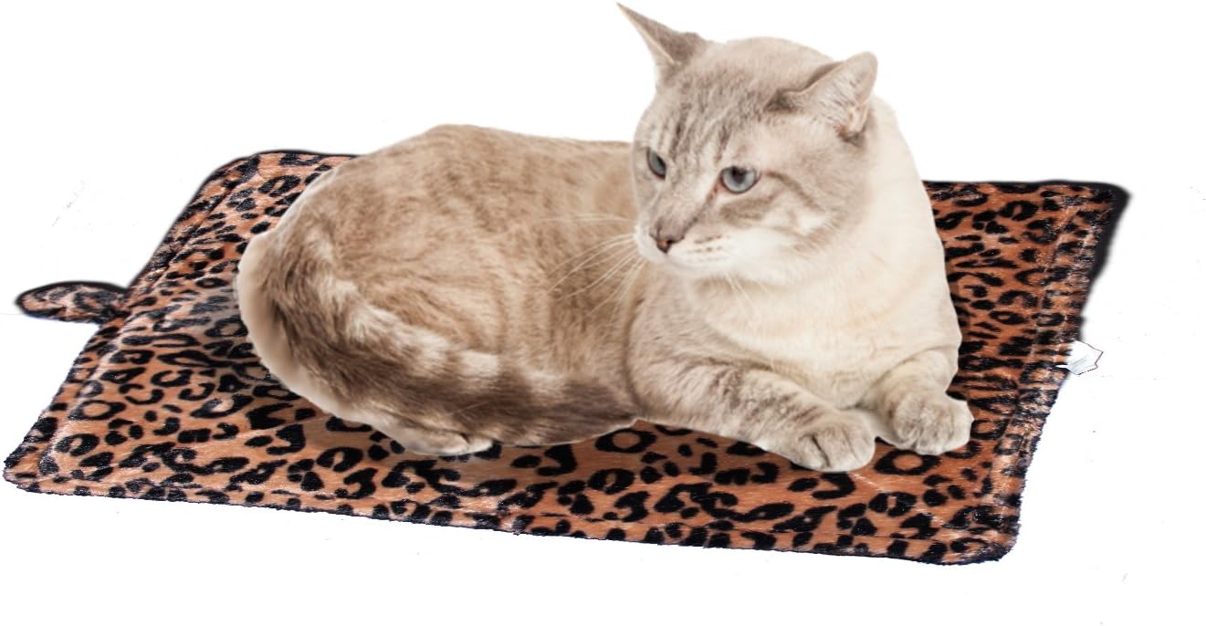 Cat Bed - Purrfect Thermal Cat Mat Leapord Prints (Gray Leopard) : Pet Supplies