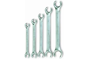 Williams 11692 5-Piece Metric Double Head Flare Nut Wrench Set