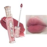 Flower Knows Strawberry Rococo Cloud Lip Cream,Long Lasting Mauve Pink Matte Lipstick,Hydrating Lip Stain,Transfer & Smudge Proof Velvet Liquid Lipstick for Girls&Women,0.12 Fl Oz(S06 Tea Break)