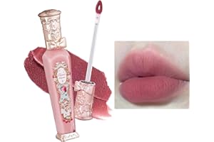 Flower Knows Strawberry Rococo Cloud Lip Cream,Long Lasting Mauve Pink Matte Lipstick,Hydrating Lip Stain,Transfer & Smudge P