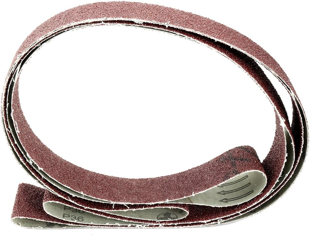 Sourcingmap 2-Inch x 72-Inch Aluminum Oxide Sanding Belt 36 Grits Sandpaper Lapped Joint for Belt Sander 2pcs - Image 4