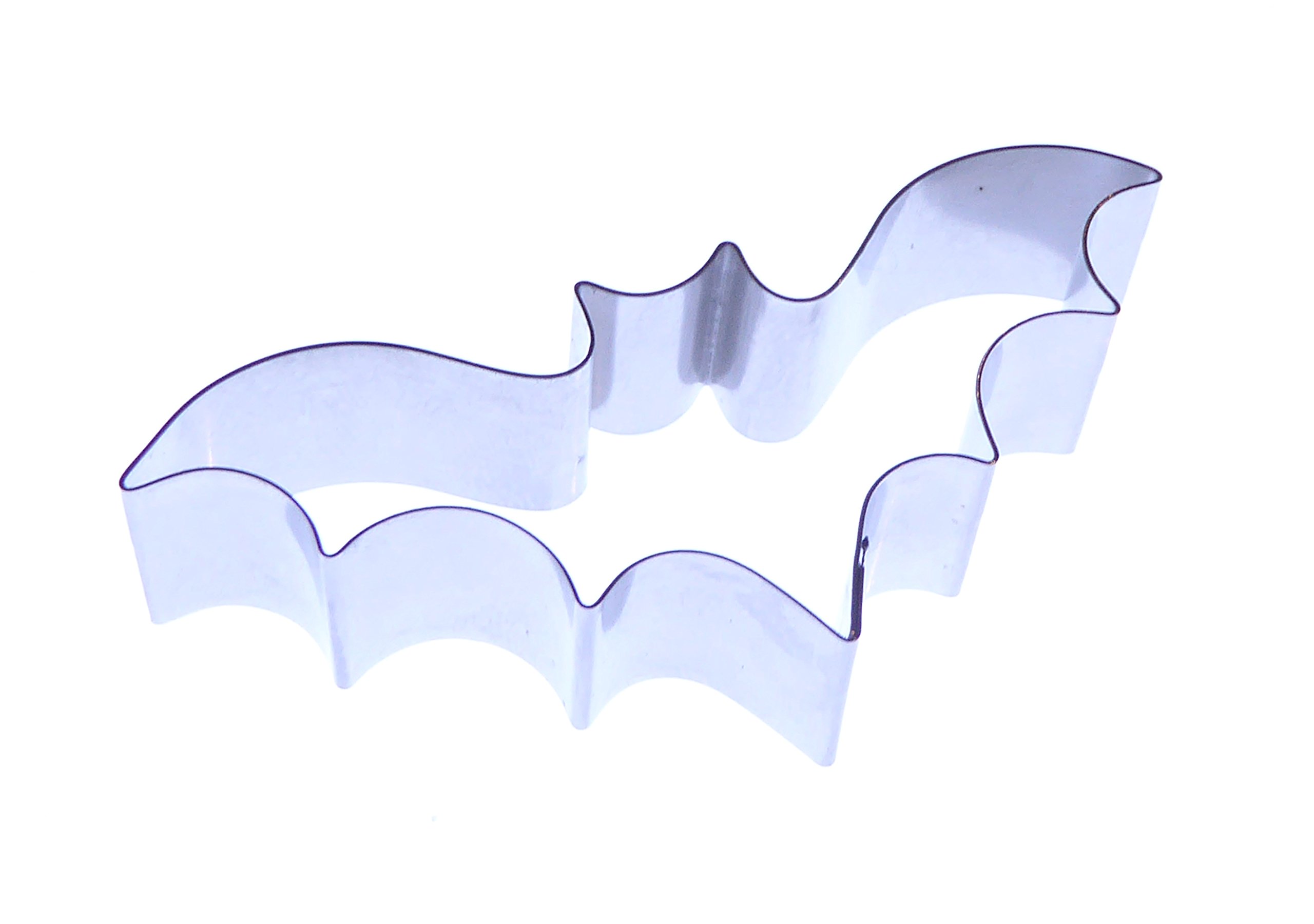 Bat Cutter - Stainless Steel Sugarcraft Cutter - Size 50x25mm - Valley Cutter Company - Sugarcraft, Cake Decorating, Polymer and Precious Metal Clay