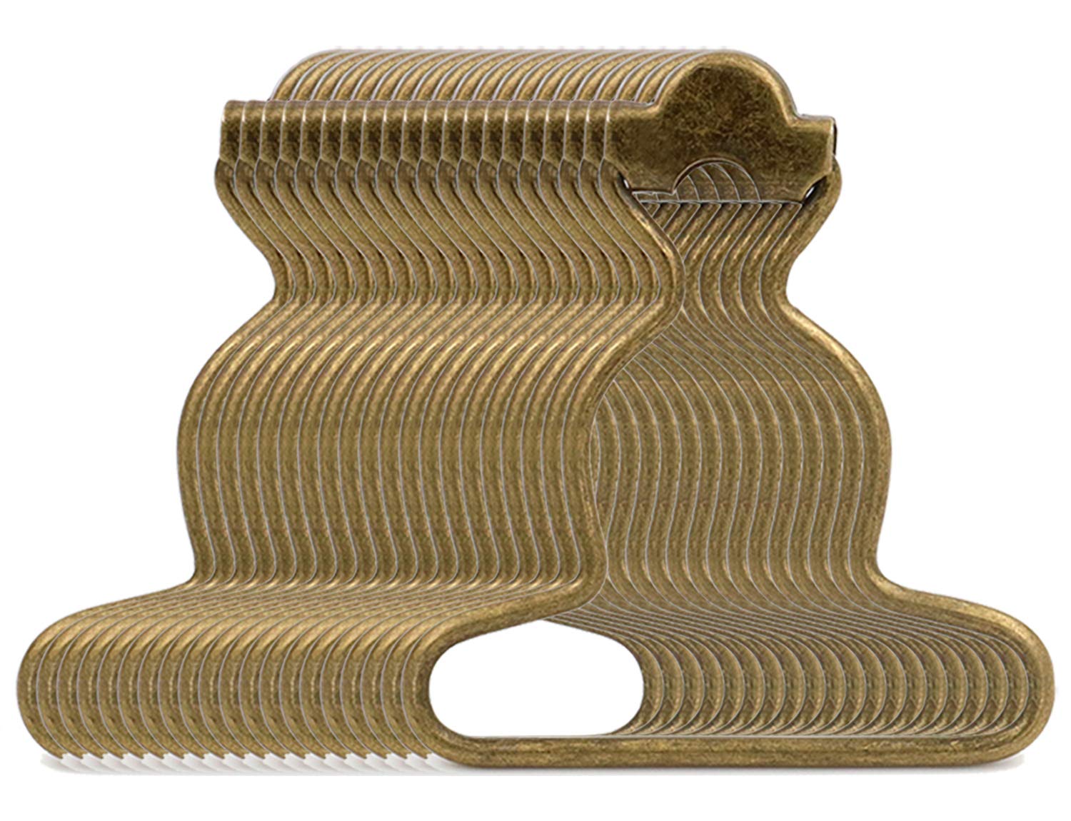 BIKICOCO Overall Suspender Dungaree Buckles, 1-1/2'' Wide Bottom, for Rompers Sewing DIY, Bronze - Pack of 20