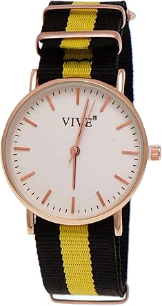 Pure Time textil para hombre mujer unisex reloj negro ...