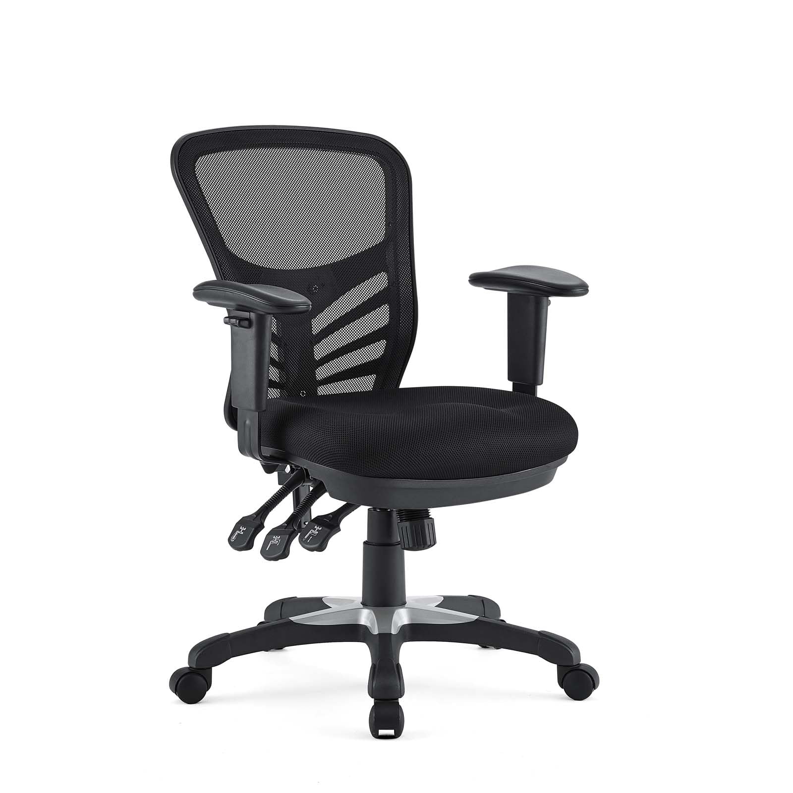 Photo 1 of ***MISSING PARTS*** Modway EEI-757-BLK Articulate Ergonomic Mesh Office Chair in Black