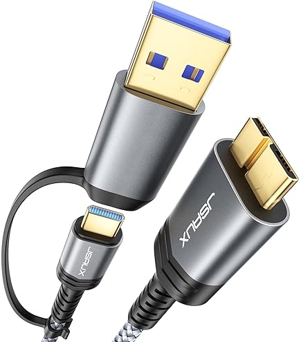 Amazon.com: USB Micro-B Cable for WD Western Digital My Passport