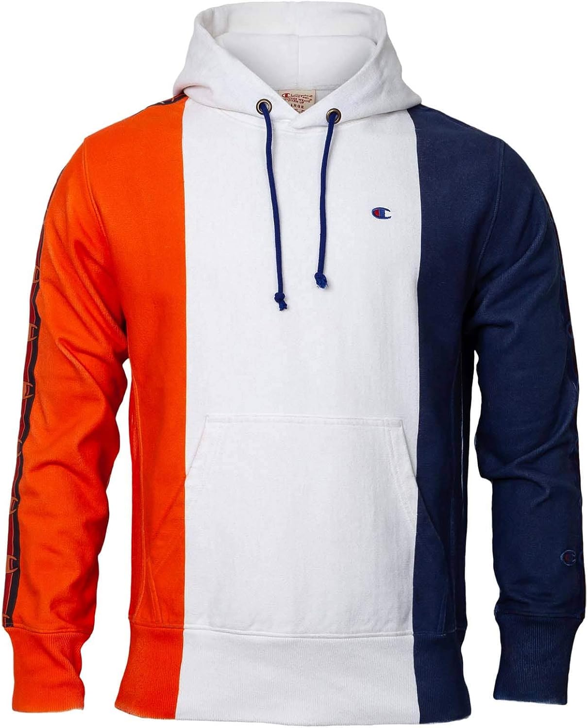 champion tri color sweatshirt