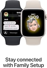 Apple Watch SE 2nd Gen GPS 40mm Midnight Aluminum Case Midnight Sport Band view 5