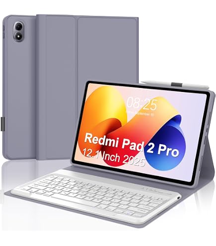 Amazon.com: Lemore for Redmi Pad Pro Keyboard with Case and Mouse