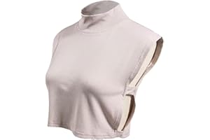 Eyibenlilan Fake Turtle Neck Detachable Collar Base Layer Top Comfortable Dickey Collar for Daily Wear