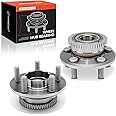 A-Premium 2 x Front Wheel Bearing and Hub Assembly with ABS Ring & 5-Lug Compatible with Ford Mustang 2015-2021