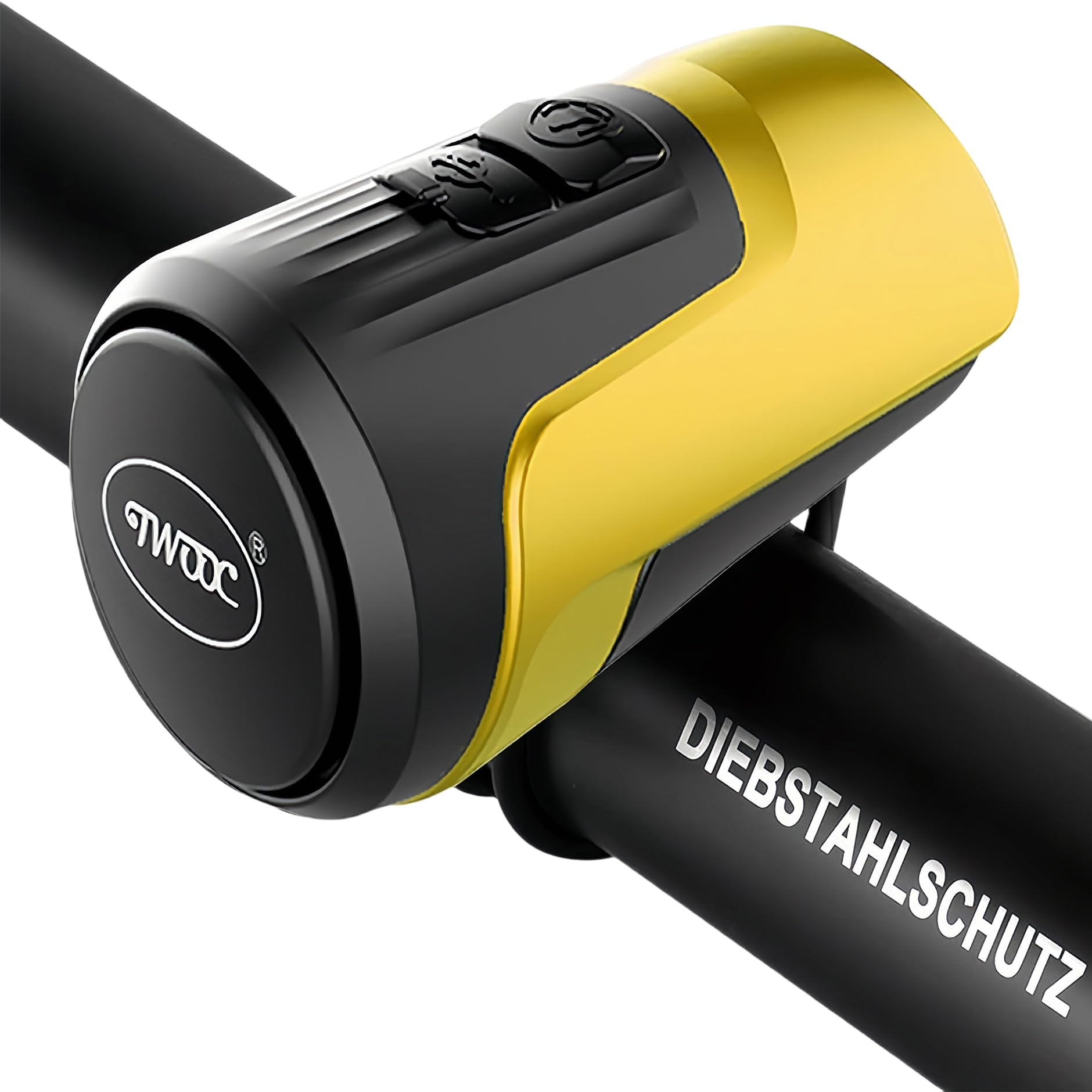 kimairy Electric Bike Bell, 125db Anti-Theft Alarm Loud Electric Bike Horn for Adults with 1 Sound Modes USB Rechargeable Battery Waterproof Bicycle Horn for MTB/BMX/Scooter/Road Cycling