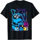 【PAC-MAN】 PAC-MAN Neon Arcade 014 T-Shirt
