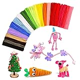 VZF 400PCS Pipe Cleaners Bulk Craft Supplies,Arts
