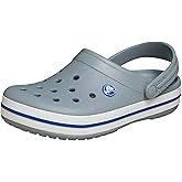 Crocs Unisex-Adult Crocband Clog, Concrete, 8 Women/6 Men