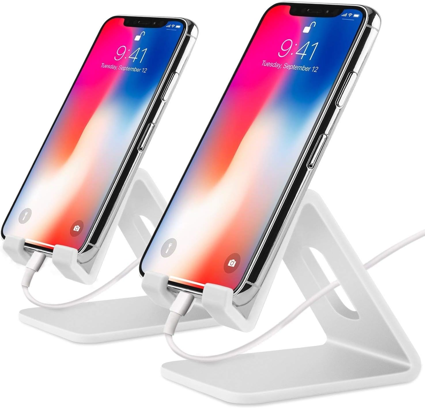 COOLOO Cell Phone Stand,【2 Pack】 Tablets Stand Desktop