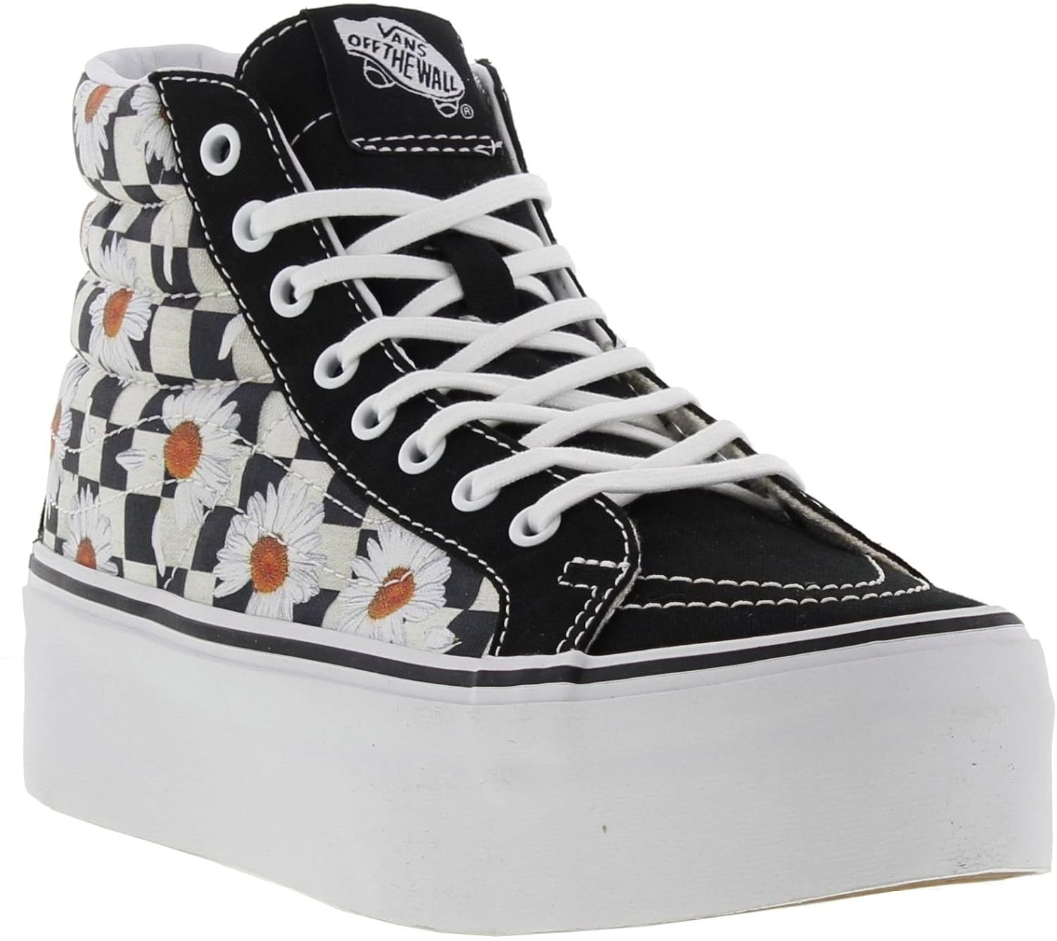flower high top vans