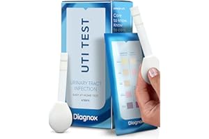 Urinary Tract Infection Urine Test Strips | UTI Test Strips for Women & Men | High Precision Leukocyte and Nitrite Testing at
